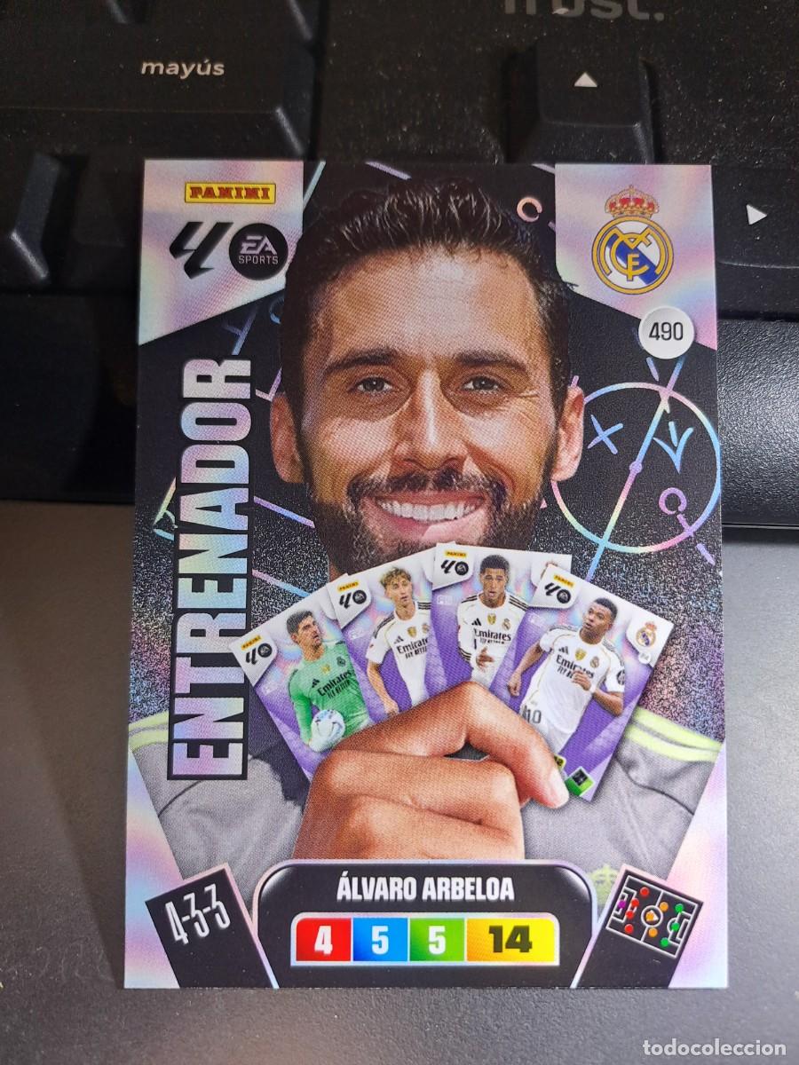 Coleccionismo Cromos antiguos: ADRENALYN XL ALVARO ARBELOA 490 ENTRENADOR REAL MADRID CROMO LIGA 2025 2026 25 26 PANINI