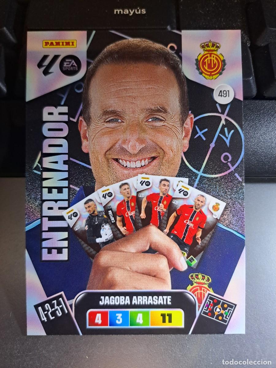 Coleccionismo Cromos antiguos: ADRENALYN XL JAGOBA ARRASATE 491 ENTRENADOR MALLORCA CROMO LIGA 2025 2026 25 26 PANINI