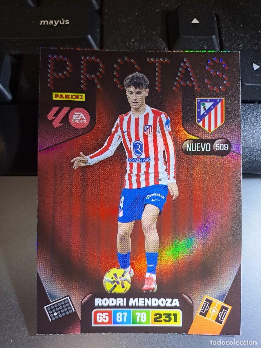 Coleccionismo Cromos antiguos: ADRENALYN XL RODRI MENDOZA 509 NUEVO PROTAS ATLETICO DE MADRID CROMO LIGA 2025 2026 25 26 PANINI