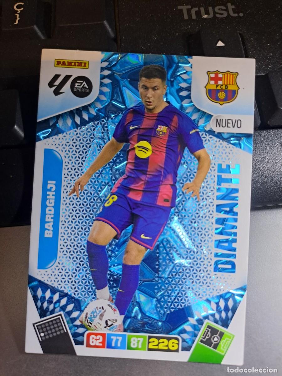 Coleccionismo Cromos antiguos: ADRENALYN XL BARDGHJI NUEVO DIAMANTE BARCELONA CROMO LIGA 2025 2026 25 26 PANINI