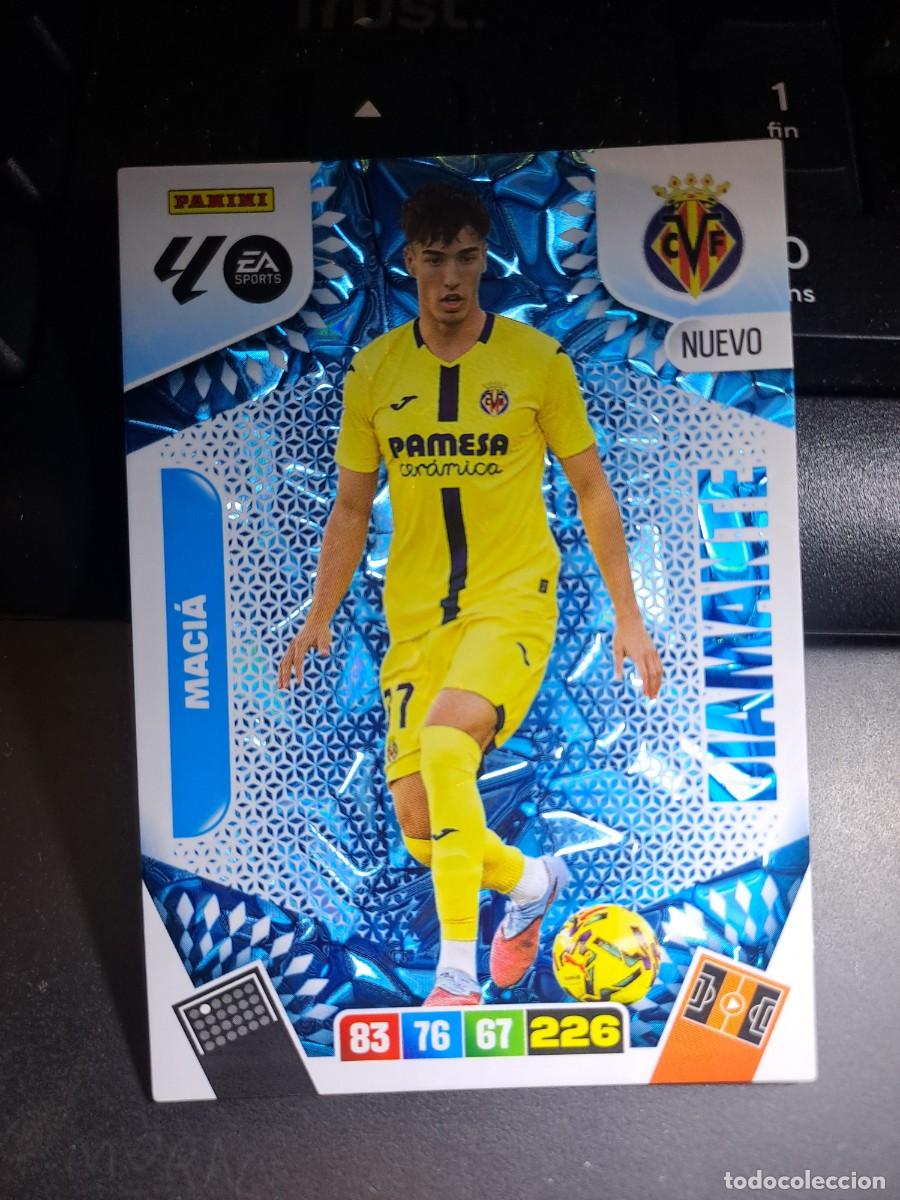 Coleccionismo Cromos antiguos: ADRENALYN XL MACIA NUEVO DIAMANTE VILLARREAL CROMO LIGA 2025 2026 25 26 PANINI