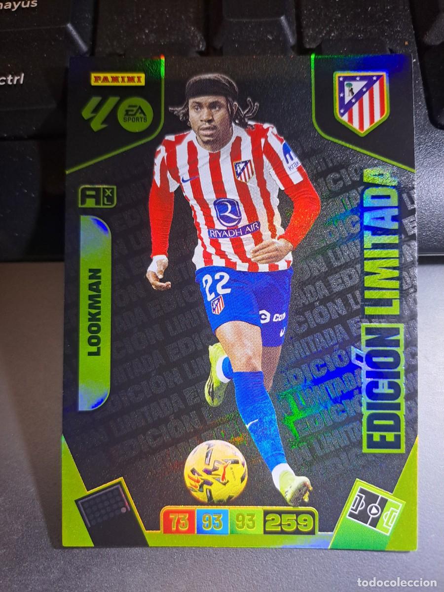 Coleccionismo Cromos antiguos: ADRENALYN XL LOOKMAN EDICION LIMITADA ATLETICO DE MADRID CROMO LIGA 2025 2026 25 26 PANINI