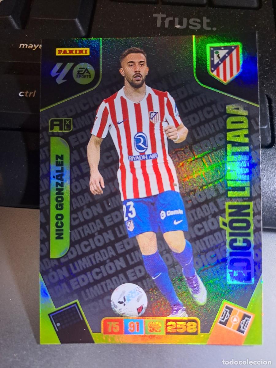 Coleccionismo Cromos antiguos: ADRENALYN XL NICO GONZALEZ EDICION LIMITADA ATLETICO DE MADRID CROMO LIGA 2025 2026 25 26 PANINI