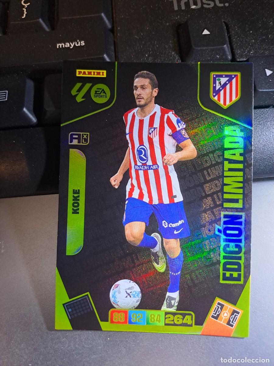 Coleccionismo Cromos antiguos: ADRENALYN XL KOKE EDICION LIMITADA ATLETICO DE MADRID CROMO LIGA 2025 2026 25 26 PANINI