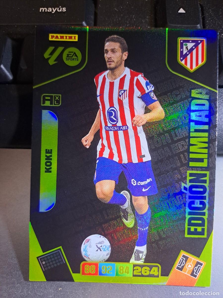 Coleccionismo Cromos antiguos: ADRENALYN XL KOKE EDICION LIMITADA ATLETICO DE MADRID CROMO LIGA 2025 2026 25 26 PANINI