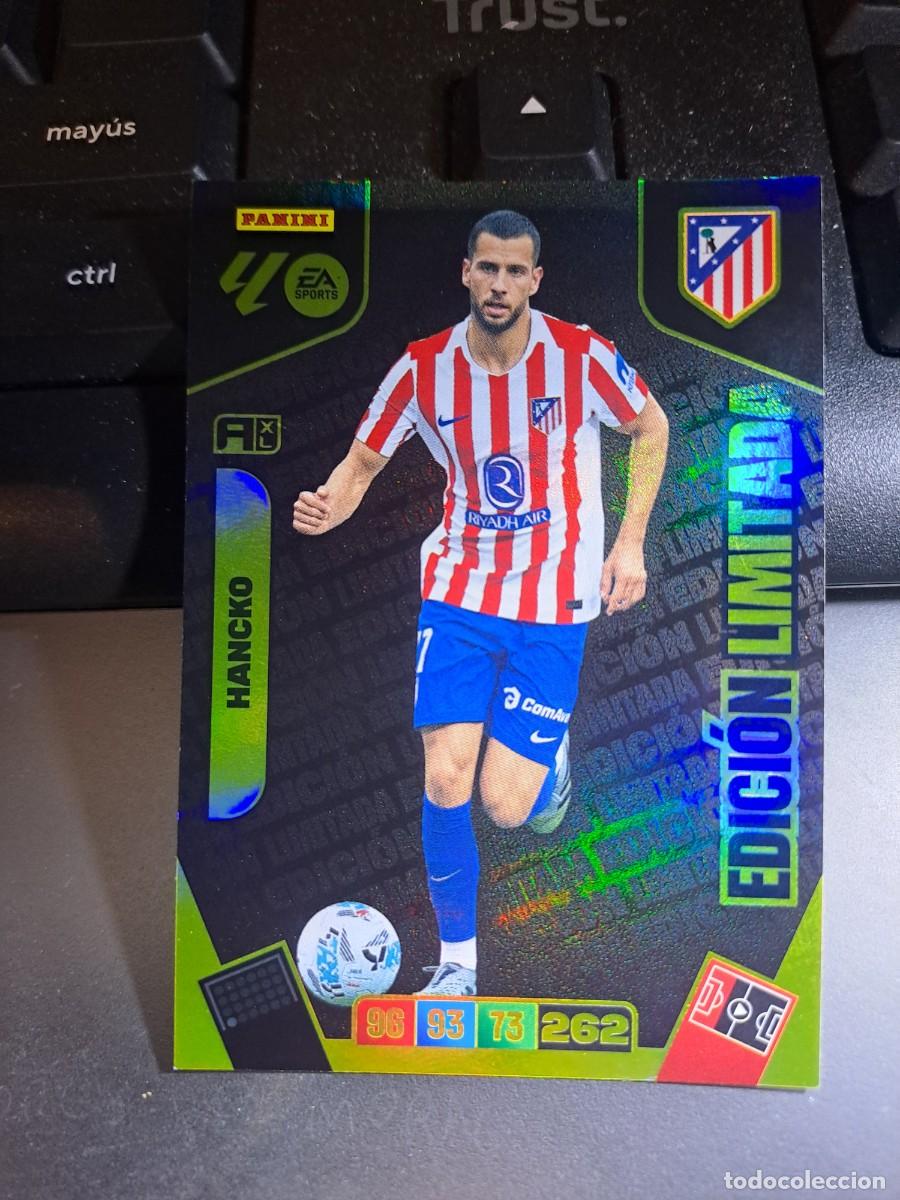 Coleccionismo Cromos antiguos: ADRENALYN XL HANCKO EDICION LIMITADA ATLETICO DE MADRID CROMO LIGA 2025 2026 25 26 PANINI
