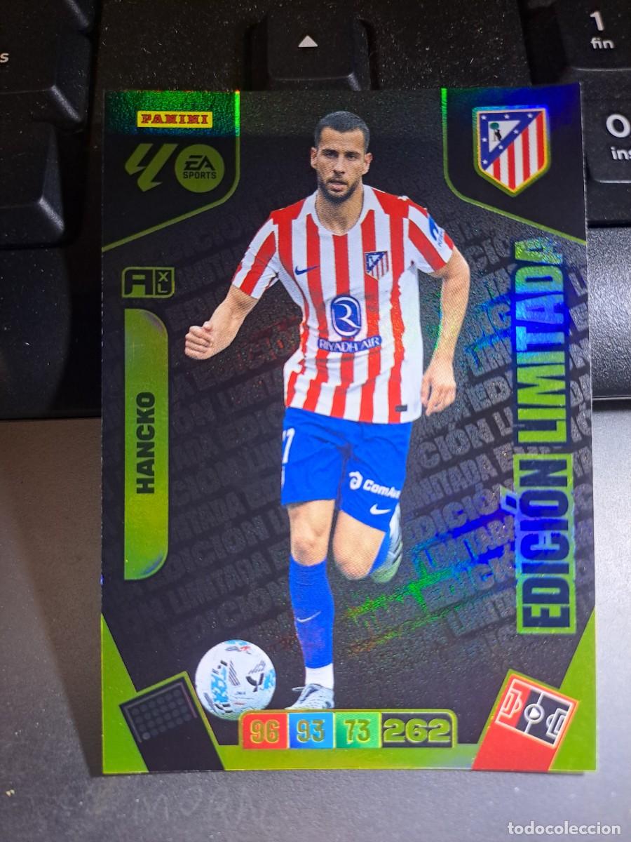 Coleccionismo Cromos antiguos: ADRENALYN XL HANCKO EDICION LIMITADA ATLETICO DE MADRID CROMO LIGA 2025 2026 25 26 PANINI