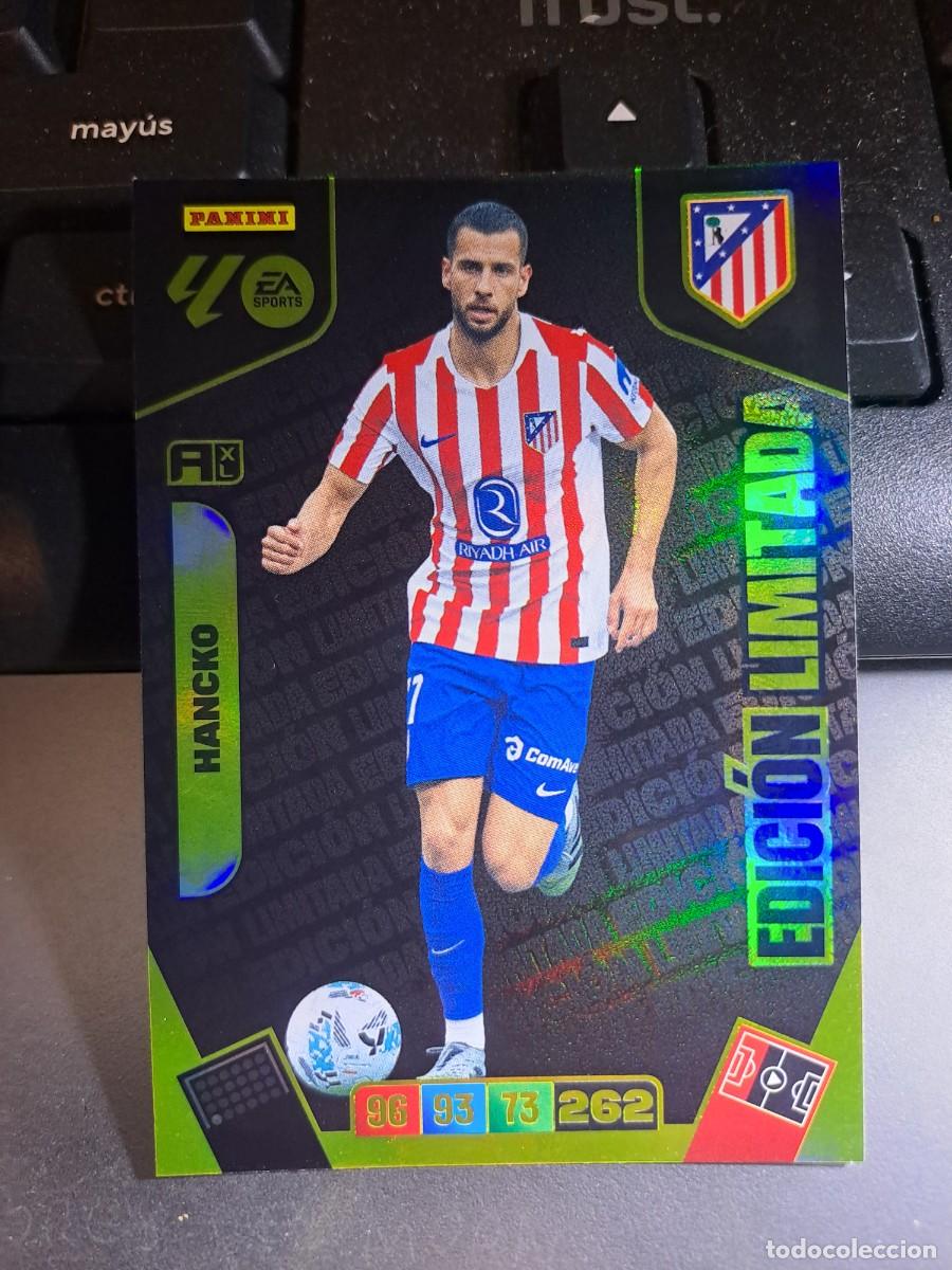 Coleccionismo Cromos antiguos: ADRENALYN XL HANCKO EDICION LIMITADA ATLETICO DE MADRID CROMO LIGA 2025 2026 25 26 PANINI