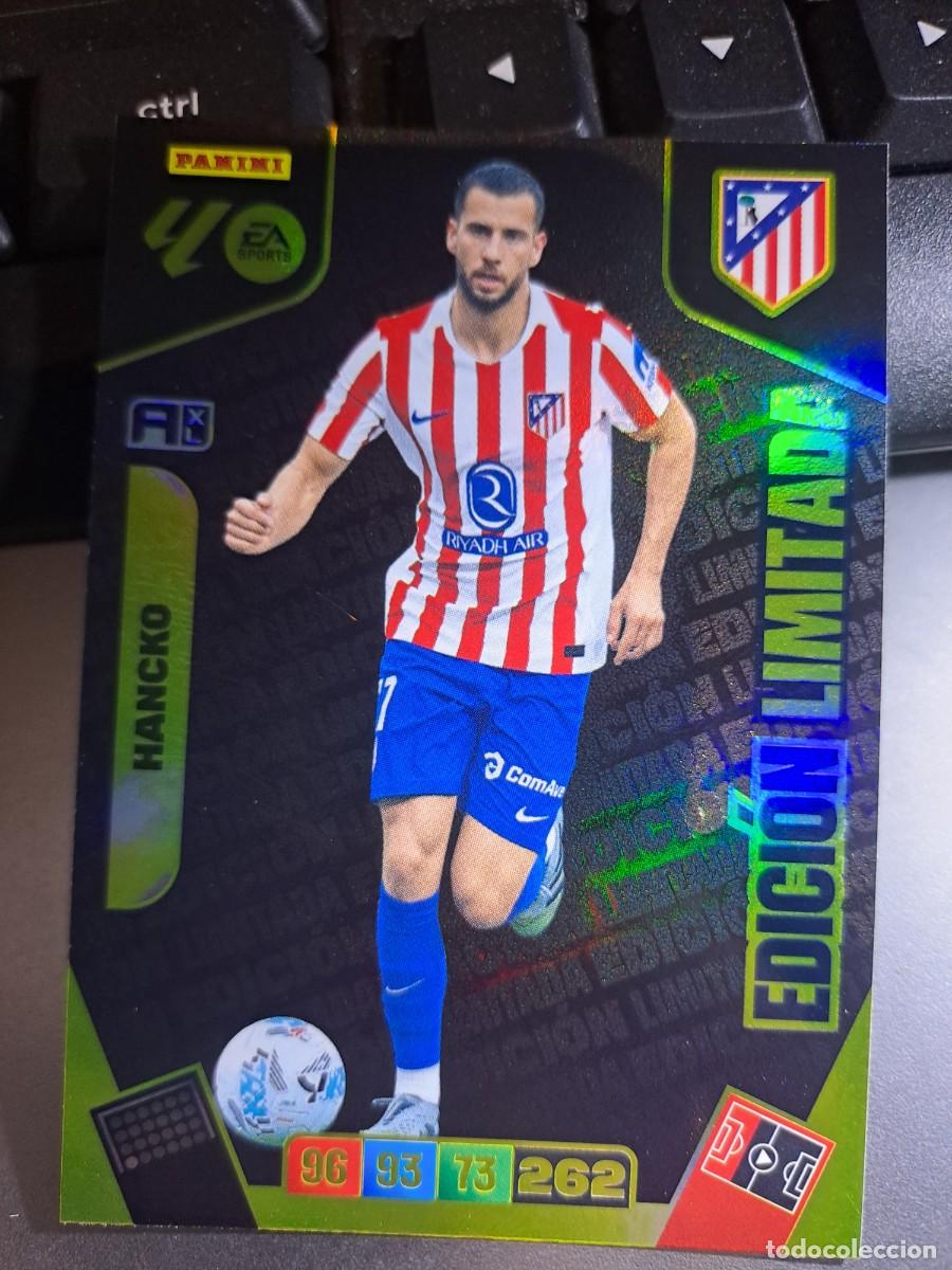 Coleccionismo Cromos antiguos: ADRENALYN XL HANCKO EDICION LIMITADA ATLETICO DE MADRID CROMO LIGA 2025 2026 25 26 PANINI