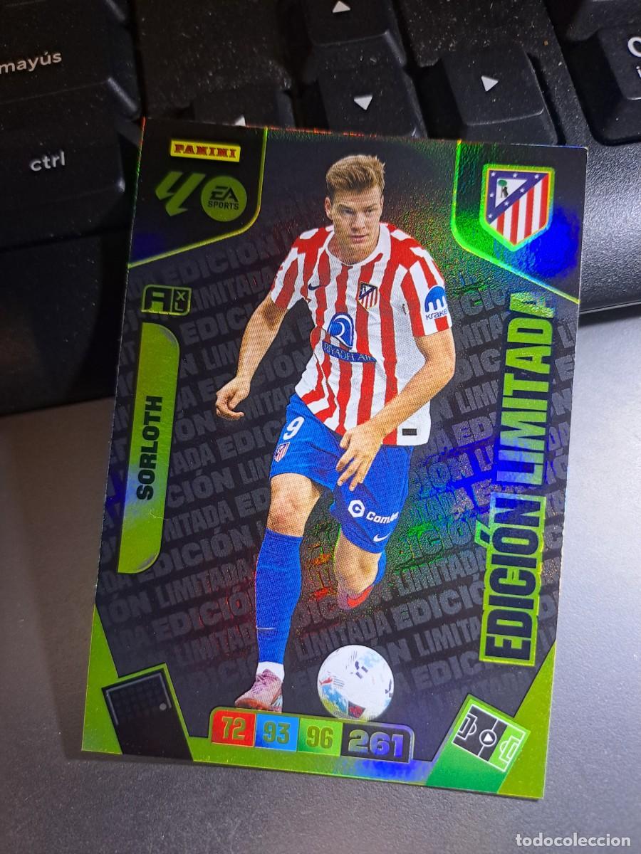 Coleccionismo Cromos antiguos: ADRENALYN XL SORLOTH EDICION LIMITADA ATLETICO DE MADRID CROMO LIGA 2025 2026 25 26 PANINI