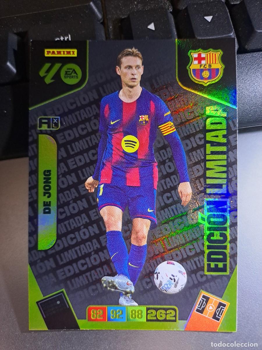 Coleccionismo Cromos antiguos: ADRENALYN XL DE JONG EDICION LIMITADA BARCELONA CROMO LIGA 2025 2026 25 26 PANINI