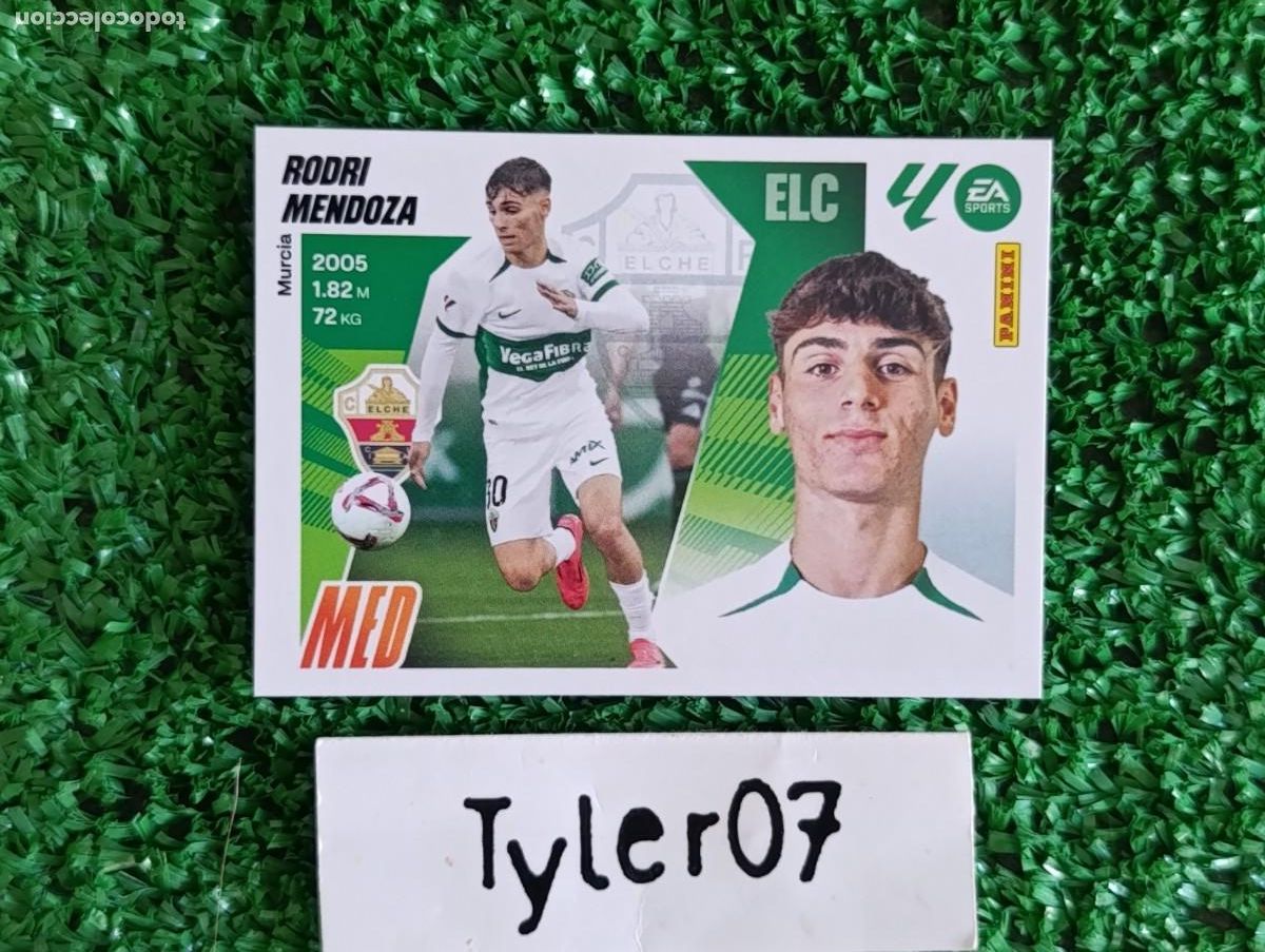 Coleccionismo Cromos antiguos: RODRI MENDOZA ELCHE 15B LIGA ESTE 2025 2026 25 26