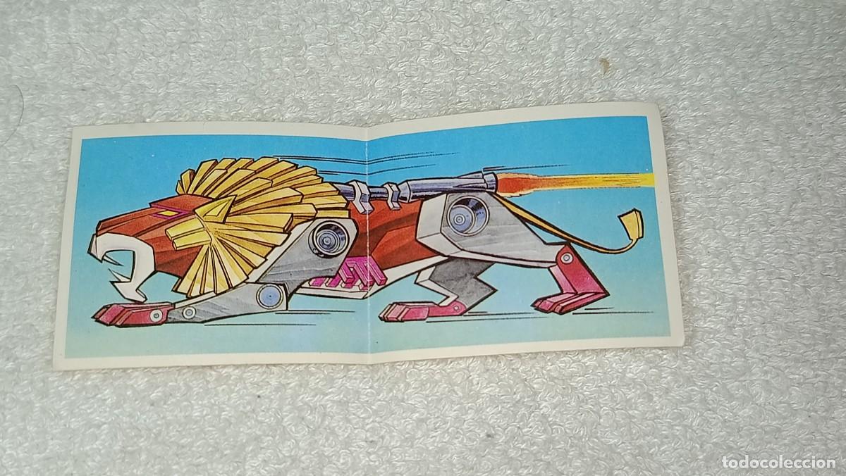 Coleccionismo Cromos antiguos: PANRICO BOLLYCAO : ANTIGUO CROMO ANIMALES MECANICOS LEON A&Ntilde;OS 80 - 90 SIN PEGAR