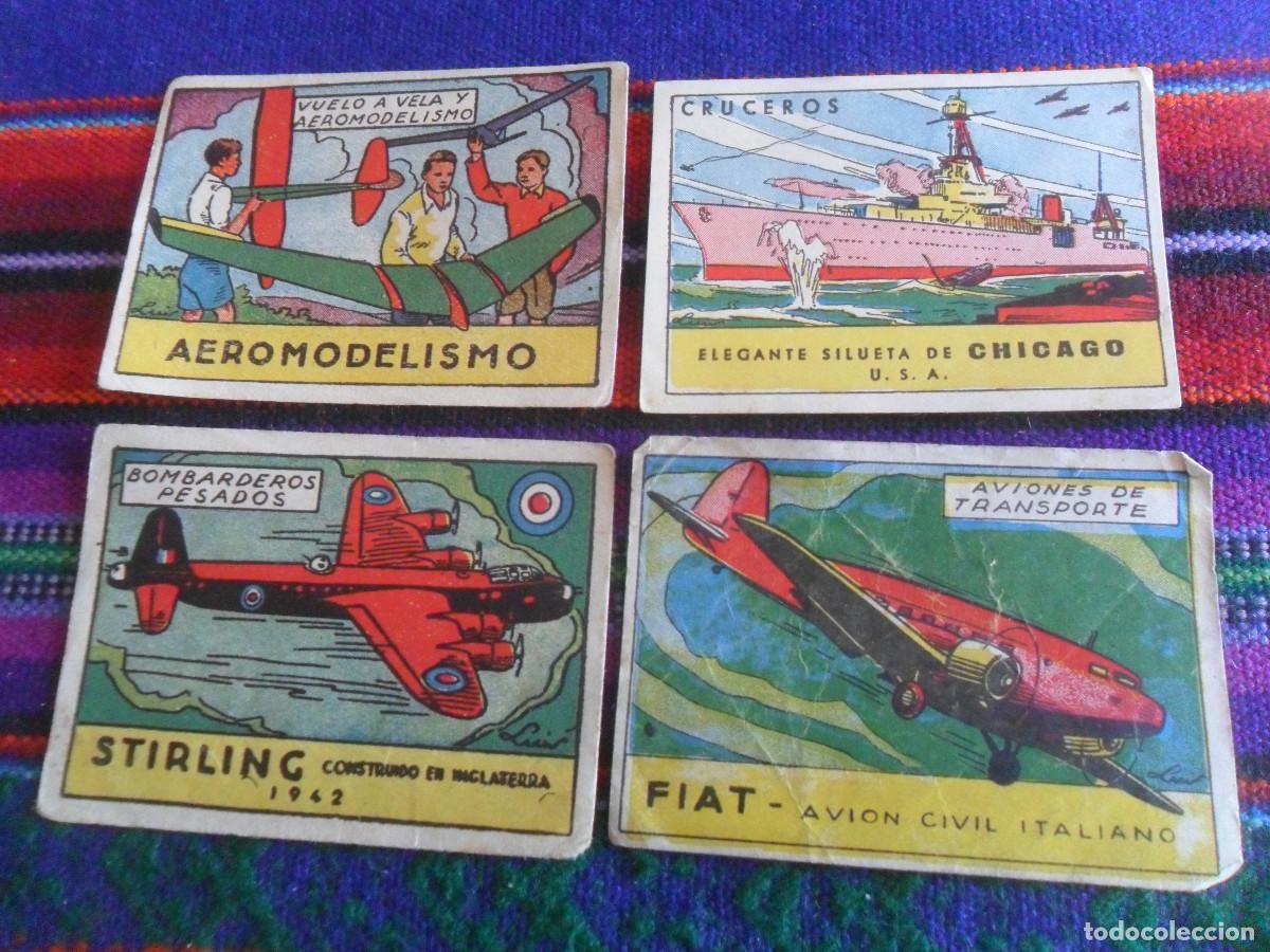 Sammeln alte Sammelbilder: CROMO &Aacute;LBUM AVIACI&Oacute;N CISNE FIAT AVI&Oacute;N CIVIL BOMBARDERO STIRLING 1942 AEROMODELISMO CRUCERO CHICAGO