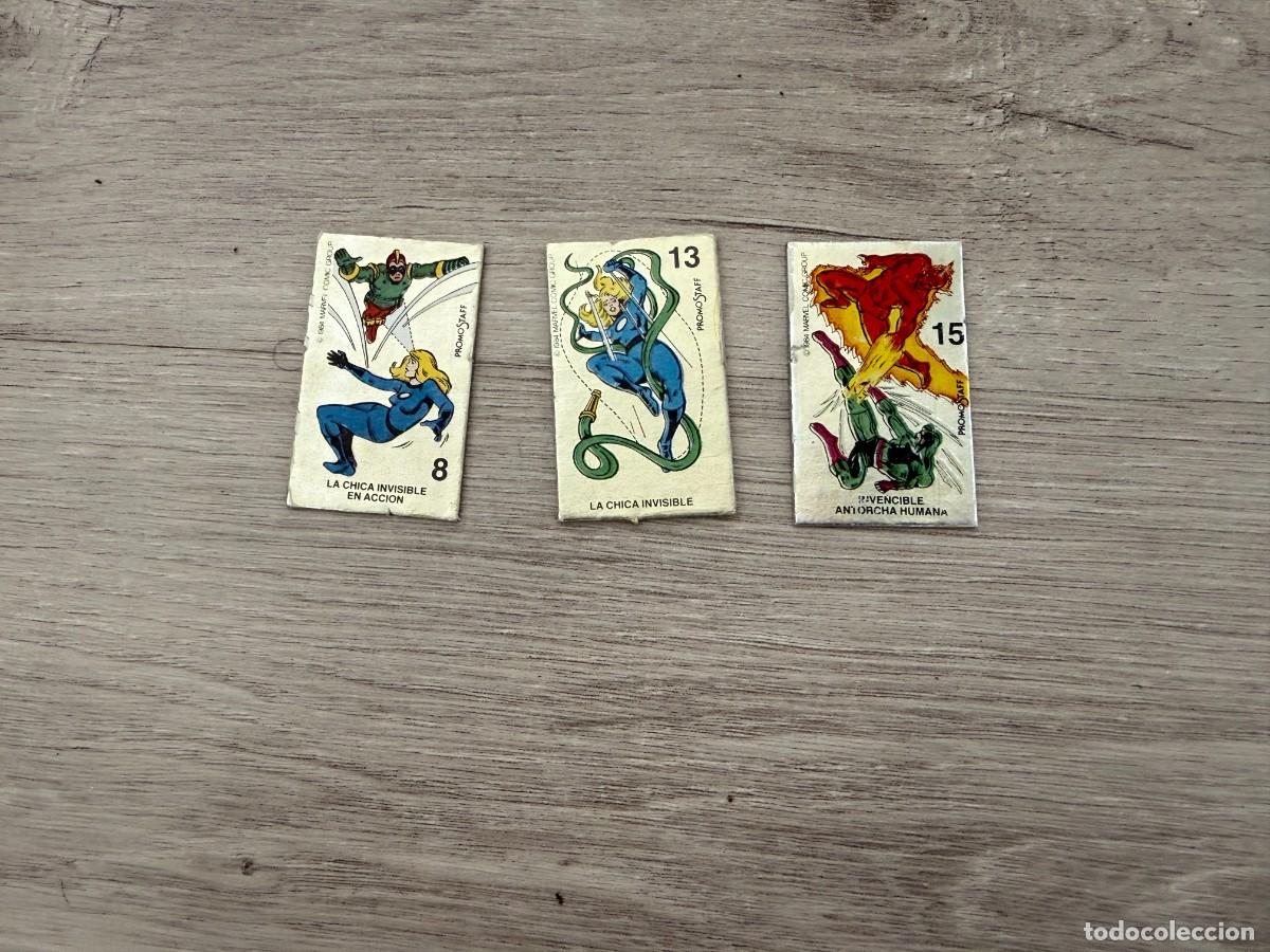 Coleccionismo Cromos antiguos: 3 cromos Marvel X-MEN de Panrico