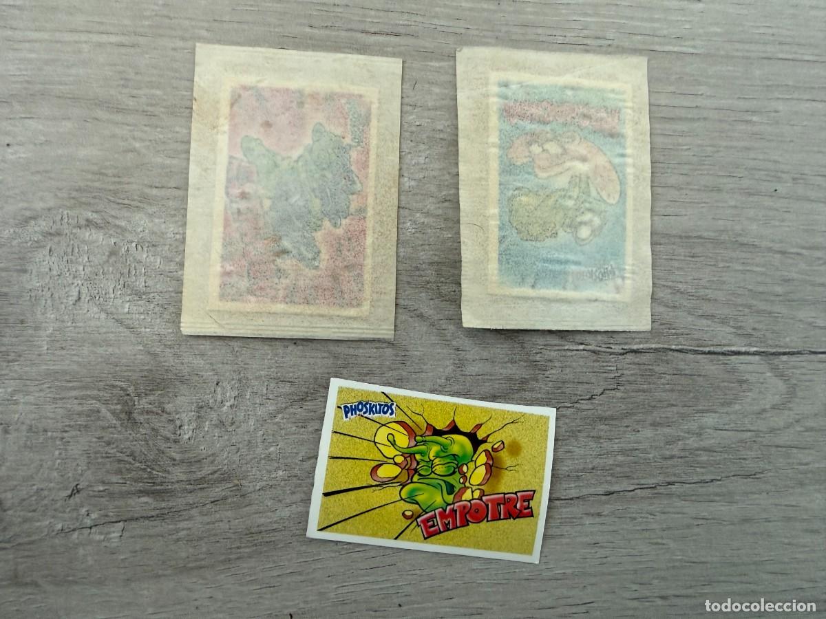 Coleccionismo Cromos antiguos: 4 cromos Deformers de Phoskitos - 3 sin abrir