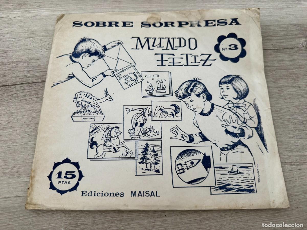 Coleccionismo Cromos antiguos: Sobre sorpresa MUNDO FELIZ - Gigante
