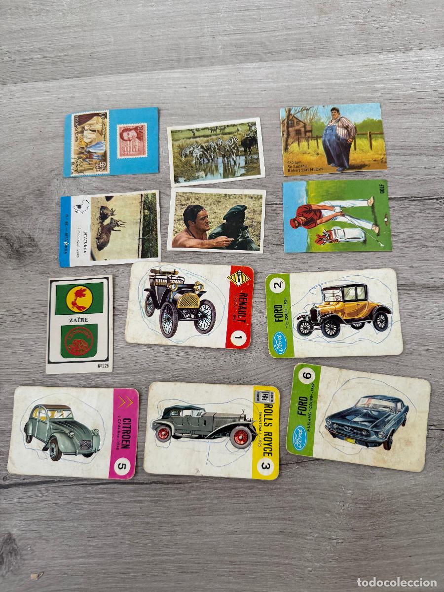 Coleccionismo Cromos antiguos: 12 cromos distintas colecciones - Bimbo, Kas, Hueso, Huesitos