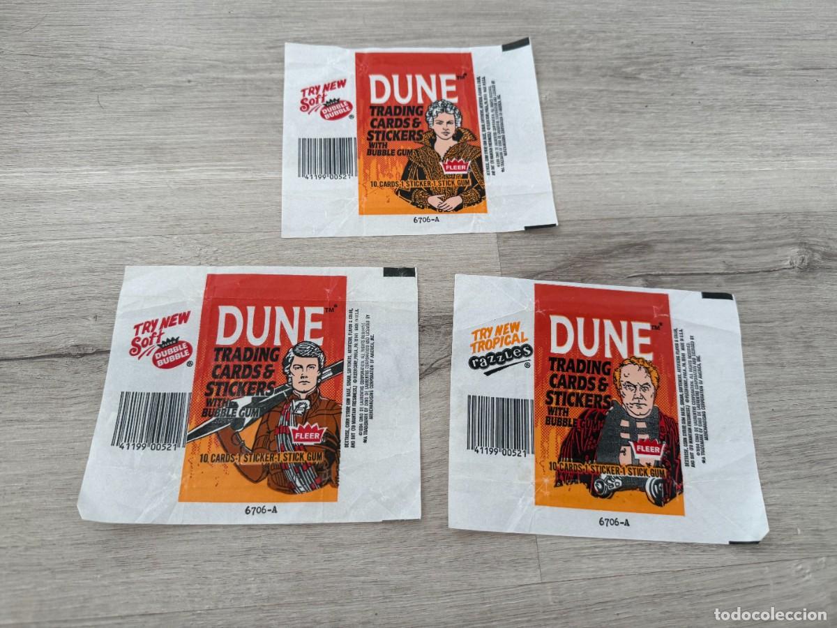Coleccionismo Cromos antiguos: Colecci&oacute;n envoltorios chicle Dune - Dubble Bubble