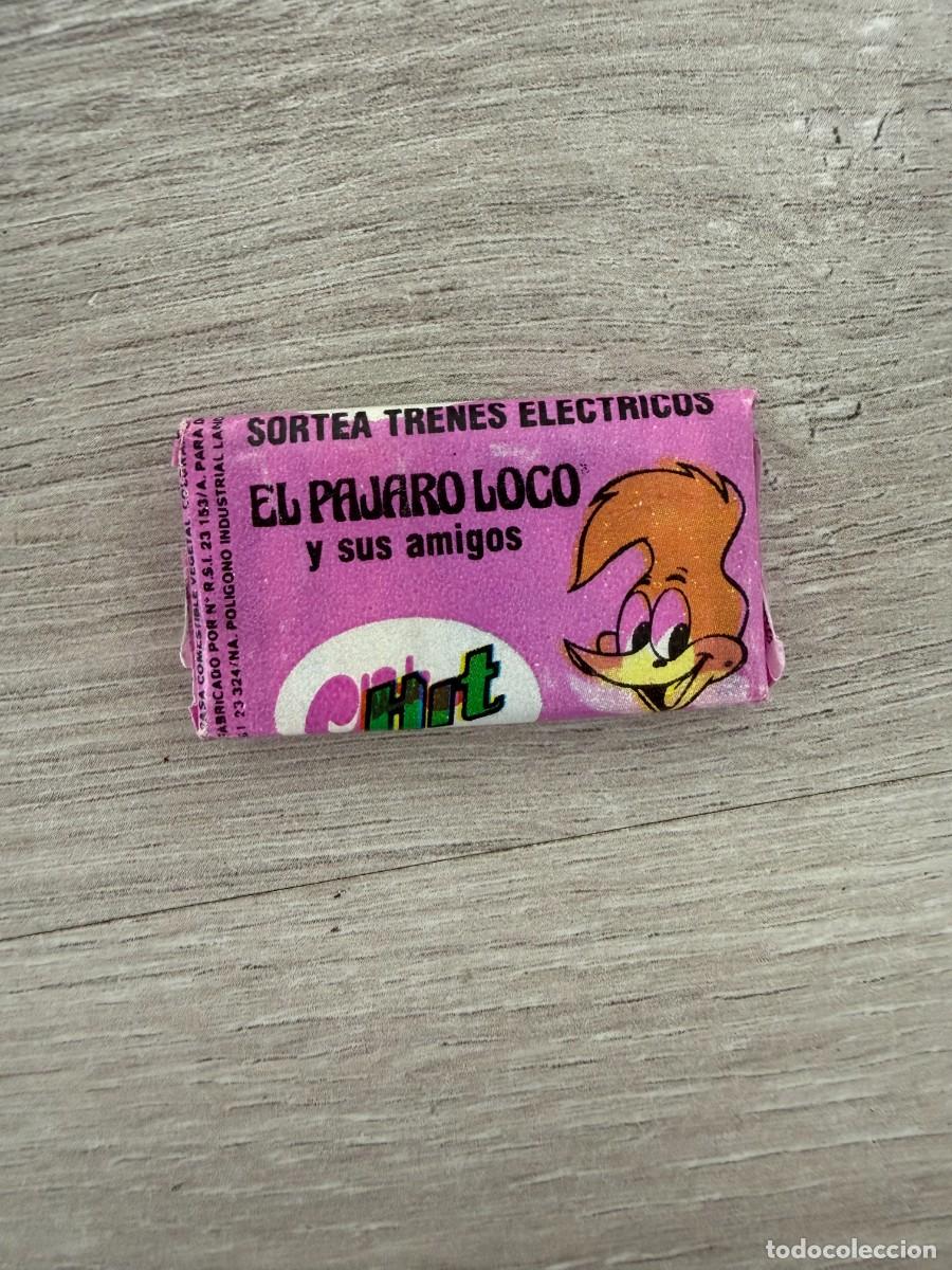 Coleccionismo Cromos antiguos: Chicle cerrado sin abrir - El p&aacute;jaro Loco de HIT