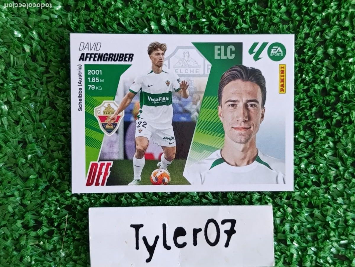 Coleccionismo Cromos antiguos: AFFENGRUBER ELCHE 7 LIGA ESTE 2025 2026 25 26