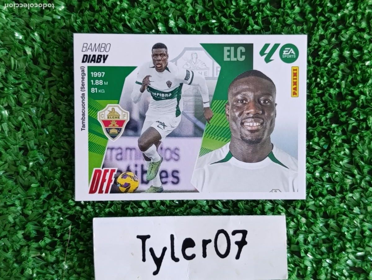 Coleccionismo Cromos antiguos: DIABY ELCHE 6 LIGA ESTE 2025 2026 25 26
