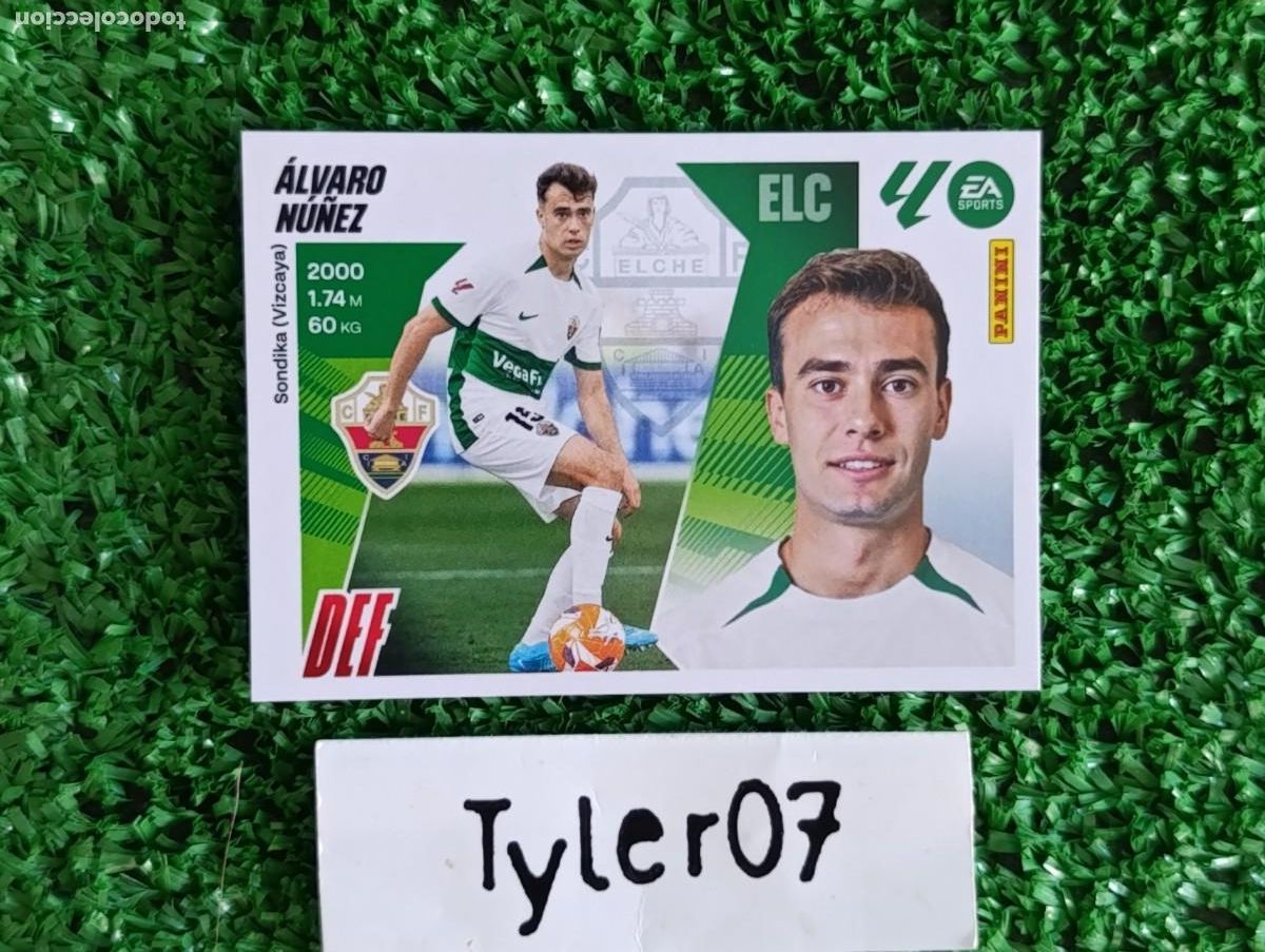 Coleccionismo Cromos antiguos: ALVARO NU&Ntilde;EZ ELCHE 5 LIGA ESTE 2025 2026 25 26