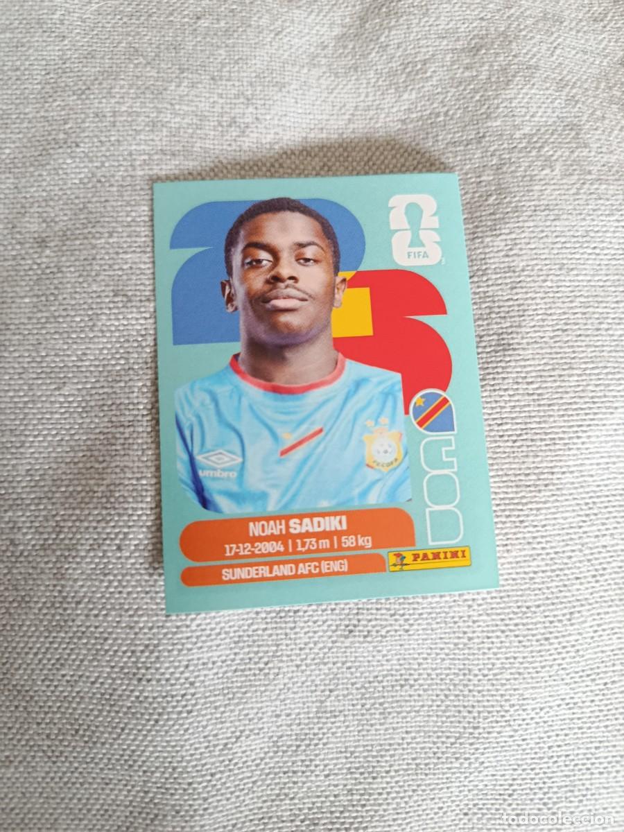 Coleccionismo Cromos antiguos: Panini Mundial 2026 Estados Unidos-Mexico. 12- Sadiki. Congo. Nunca pegado.