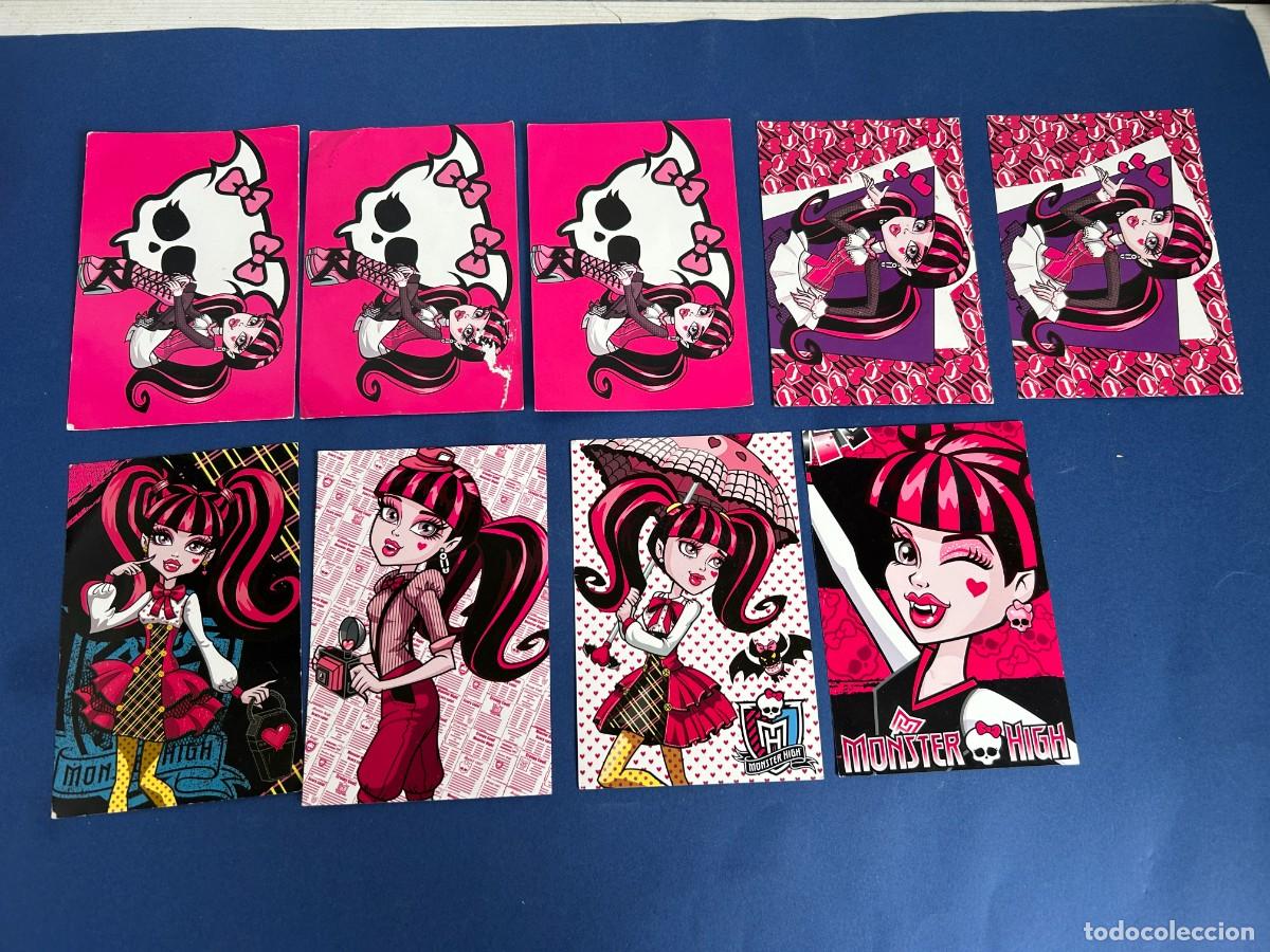 Coleccionismo cromos antiguos: LOTE DE CROMOS POSTALES MONSTER HIGH - Foto 6