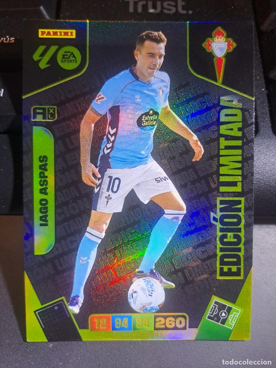 Coleccionismo Cromos antiguos: ADRENALYN XL IAGO ASPAS EDICION LIMITADA CELTA DE VIGO CROMO LIGA 2025 2026 25 26 PANINI