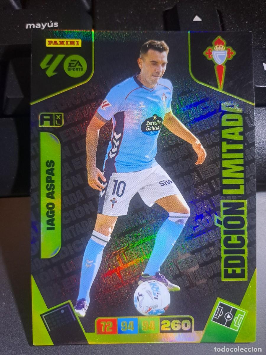 Coleccionismo Cromos antiguos: ADRENALYN XL IAGO ASPAS EDICION LIMITADA CELTA DE VIGO CROMO LIGA 2025 2026 25 26 PANINI