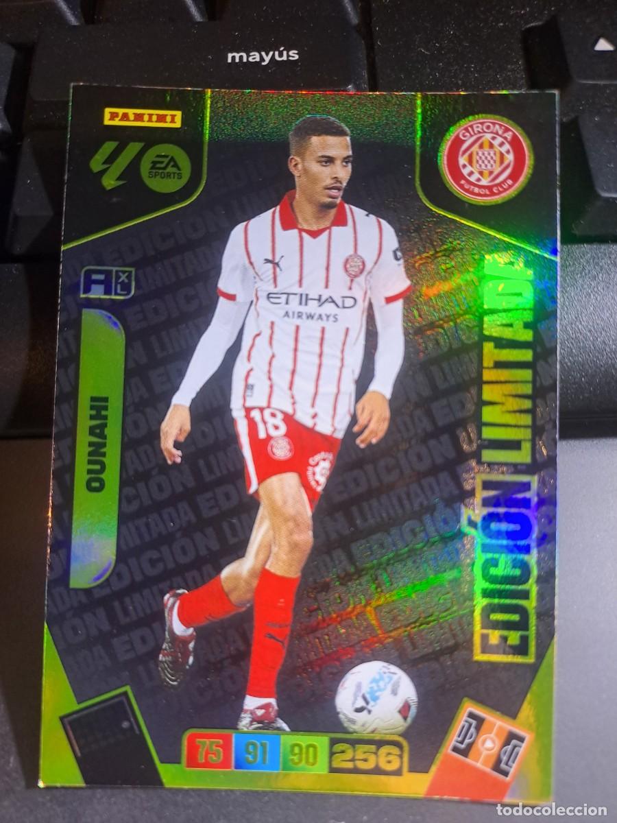 Coleccionismo Cromos antiguos: ADRENALYN XL OUNAHI EDICION LIMITADA GIRONA CROMO LIGA 2025 2026 25 26 PANINI
