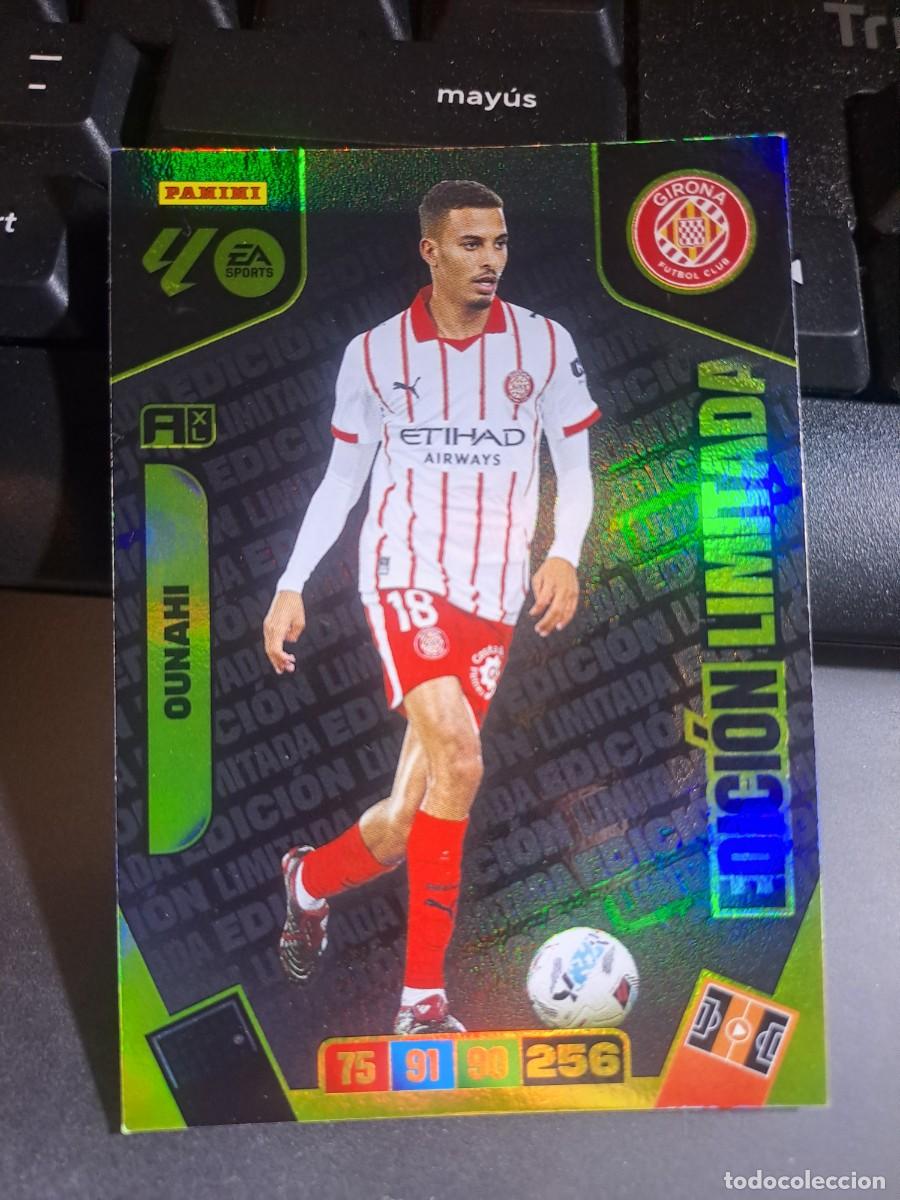 Coleccionismo Cromos antiguos: ADRENALYN XL OUNAHI EDICION LIMITADA GIRONA CROMO LIGA 2025 2026 25 26 PANINI