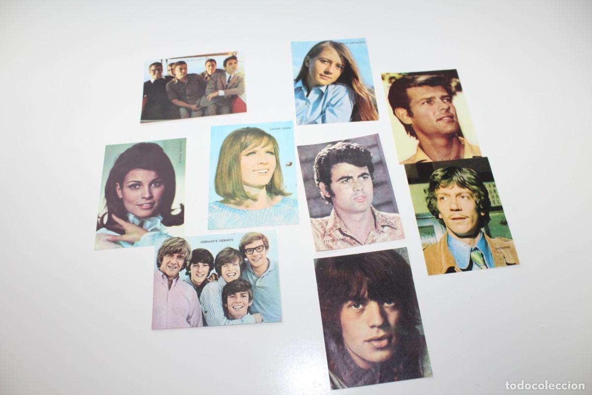 Coleccionismo Cromos antiguos: LOTE DE 9 CROMOS FOTOS DE ACTORES - ACTRICES - ARTISTAS
