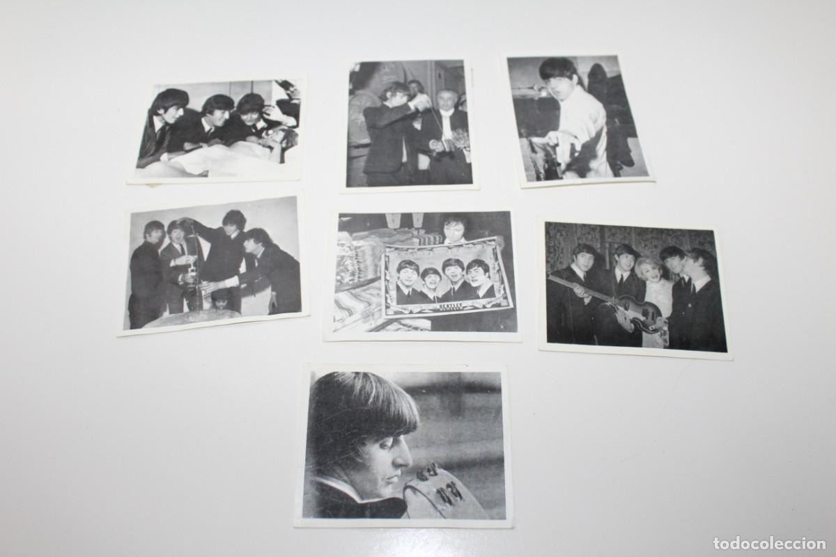 Coleccionismo Cromos antiguos: LOTE DE 7 CROMOS RECUPERADOS ALBUM THE BEATLES EDITORIAL BRUGUERA