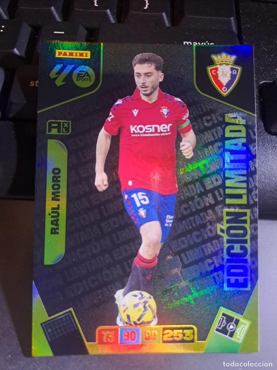 Coleccionismo Cromos antiguos: ADRENALYN XL RAUL MORO EDICION LIMITADA OSASUNA CROMO LIGA 2025 2026 25 26 PANINI