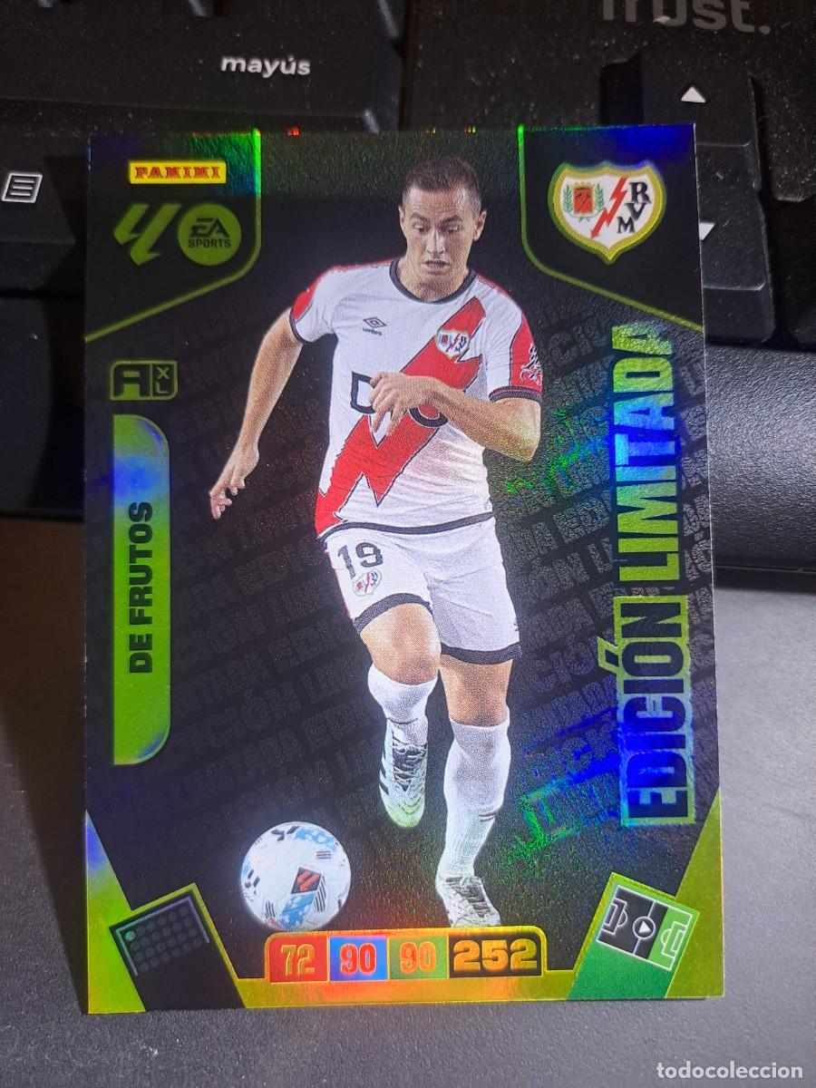 Coleccionismo Cromos antiguos: ADRENALYN XL DE FRUTOS EDICION LIMITADA RAYO VALLECANO CROMO LIGA 2025 2026 25 26 PANINI