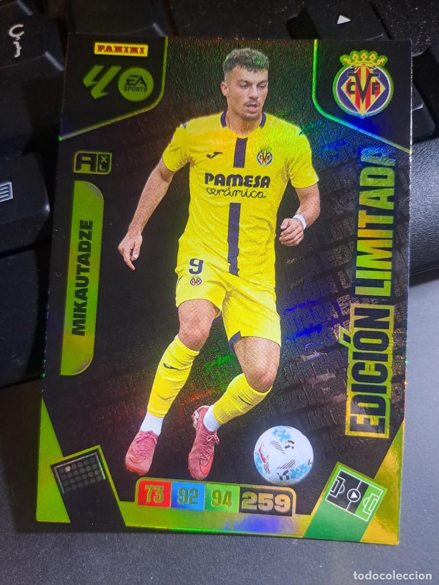 Coleccionismo Cromos antiguos: ADRENALYN XL MIKAUTADZE EDICION LIMITADA VILLARREAL CROMO LIGA 2025 2026 25 26 PANINI