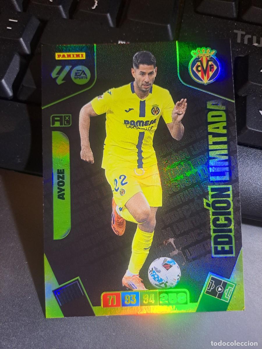Coleccionismo Cromos antiguos: ADRENALYN XL AYOZE EDICION LIMITADA VILLARREAL CROMO LIGA 2025 2026 25 26 PANINI