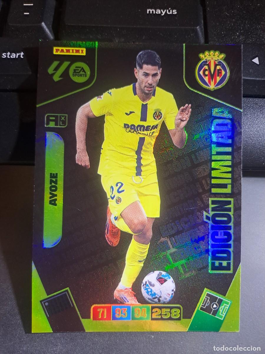 Coleccionismo Cromos antiguos: ADRENALYN XL AYOZE EDICION LIMITADA VILLARREAL CROMO LIGA 2025 2026 25 26 PANINI