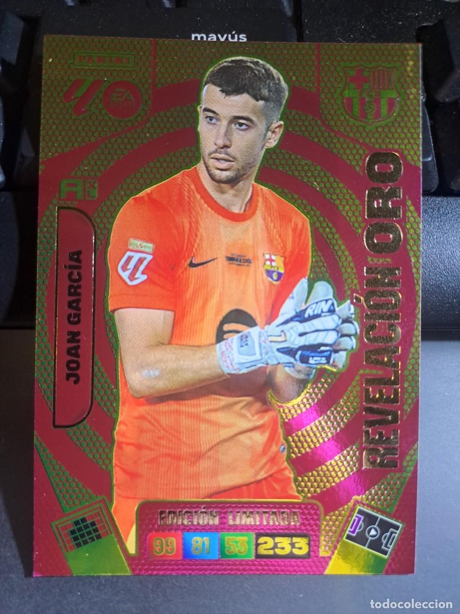 Coleccionismo Cromos antiguos: ADRENALYN XL JOAN GARCIA REVELACION ORO EDICION LIMITADA BARCELONA CROMO LIGA 2025 2026 25 26 PANINI