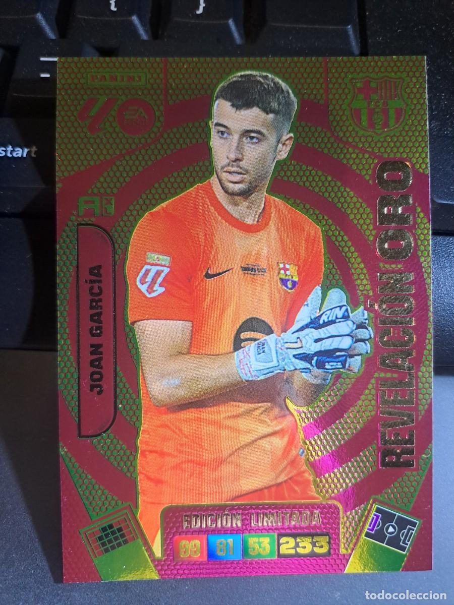 Coleccionismo Cromos antiguos: ADRENALYN XL JOAN GARCIA REVELACION ORO EDICION LIMITADA BARCELONA CROMO LIGA 2025 2026 25 26 PANINI