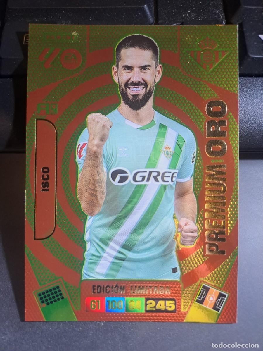 Coleccionismo Cromos antiguos: ADRENALYN XL ISCO PREMIUM ORO EDICION LIMITADA BETIS CROMO LIGA 2025 2026 25 26 PANINI