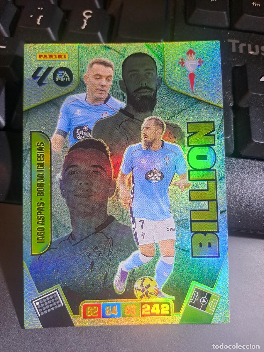 Coleccionismo Cromos antiguos: ADRENALYN XL IAGO ASPAS BORJA IGLESIAS BILLION CELTA DE VIGO CROMO LIGA 2025 2026 25 26 PANINI