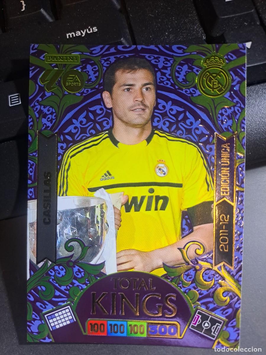Coleccionismo Cromos antiguos: ADRENALYN XL CASILLAS EDICION UNICA TOTAL KINGS 2011 2012 REAL MADRID CROMO 2025 2026 25 26 PANINI
