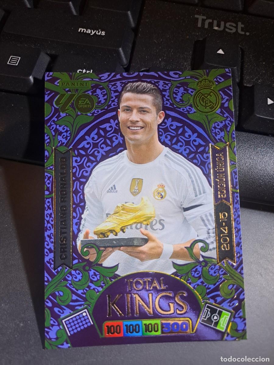 Coleccionismo Cromos antiguos: ADRENALYN XL CRISTIANO RONALDO EDICION UNICA TOTAL KINGS 2014 2015 REAL MADRID 2025 2026 25 26 PANIN