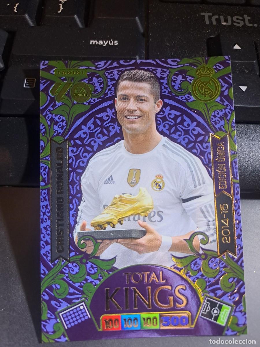 Coleccionismo Cromos antiguos: ADRENALYN XL CRISTIANO RONALDO EDICION UNICA TOTAL KINGS 2014 2015 REAL MADRID 2025 2026 25 26 PANIN