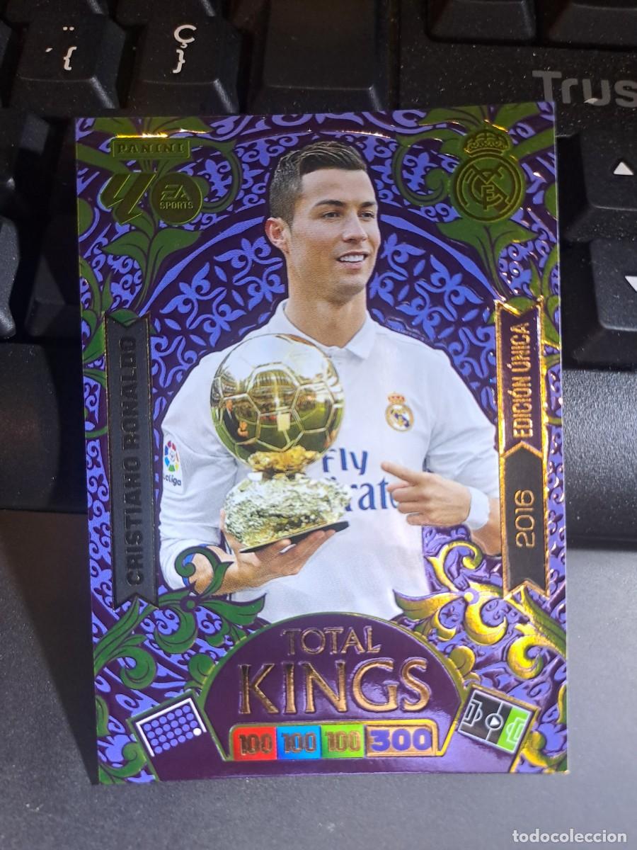 Coleccionismo Cromos antiguos: ADRENALYN XL CRISTIANO RONALDO EDICION UNICA TOTAL KINGS 2016 REAL MADRID 2025 2026 25 26 PANINI