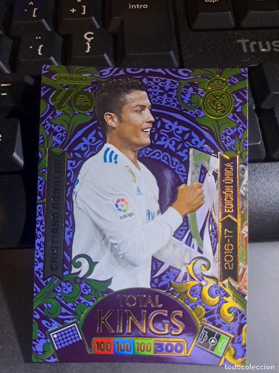 Coleccionismo Cromos antiguos: ADRENALYN XL CRISTIANO RONALDO EDICION UNICA TOTAL KINGS 2016 2017 REAL MADRID 2025 2026 25 26 PANIN