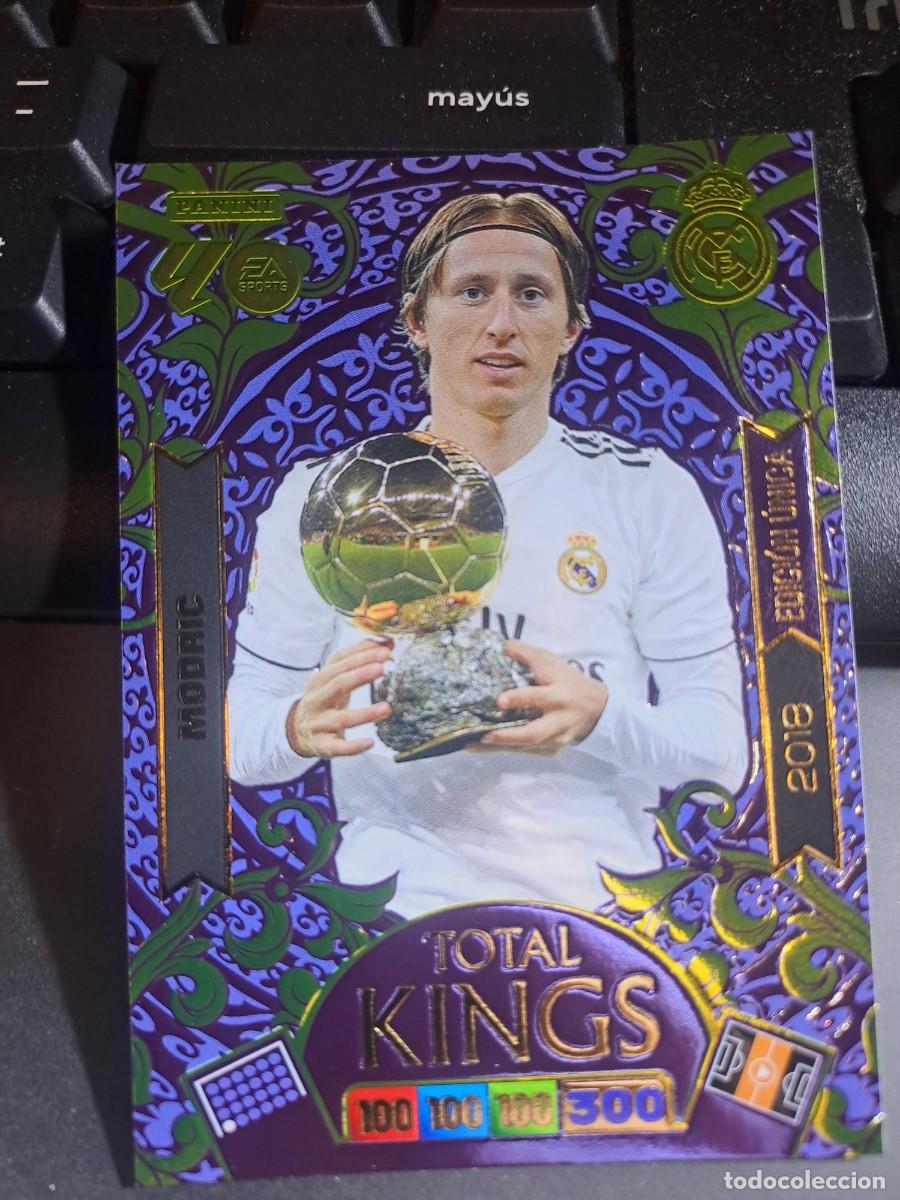 Coleccionismo Cromos antiguos: ADRENALYN XL MODRIC EDICION UNICA TOTAL KINGS 2018 REAL MADRID CROMO LIGA 2025 2026 25 26 PANINI